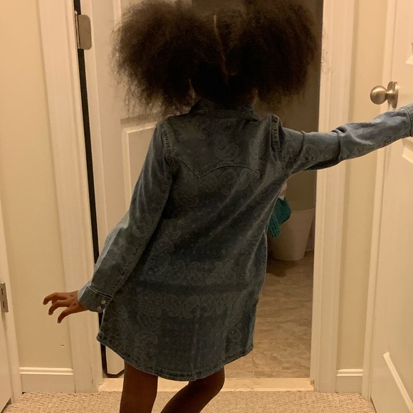 Denim button down dress - Picture 2 of 4